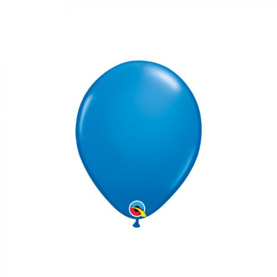 Qualatex 5" 12cm Standard Dark Blue Mini Latex Balloon