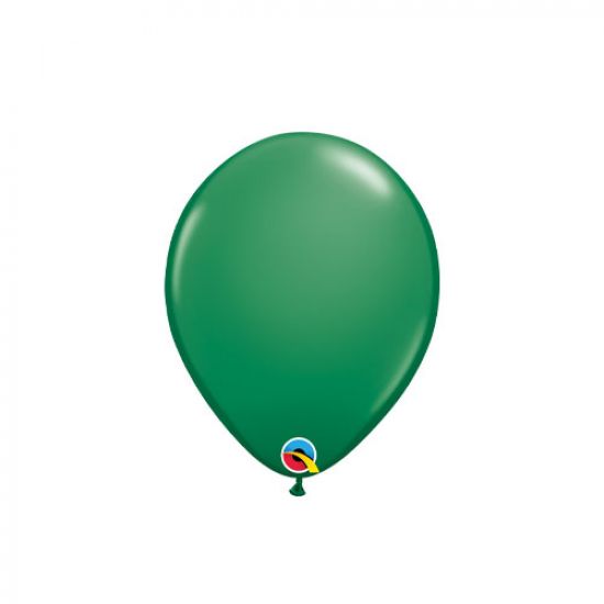 Qualatex 5" 12cm Standard Green Mini Latex Balloon