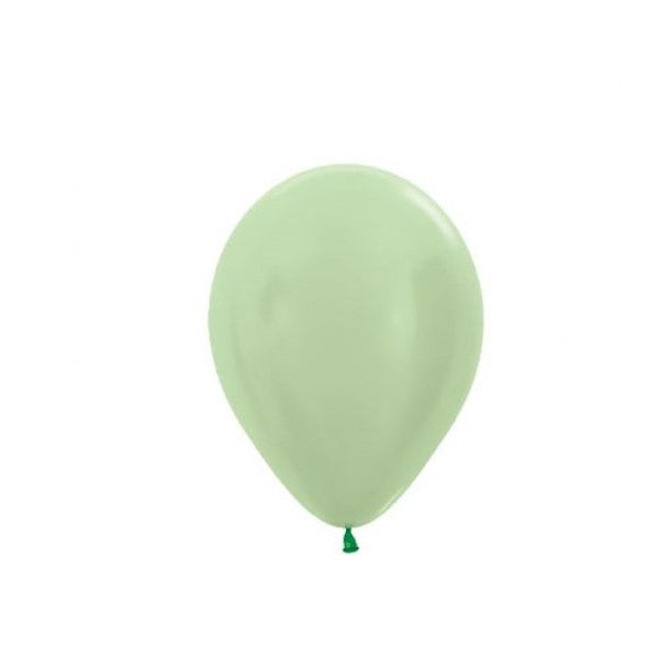 Sempertex 5" 12cm Satin Green Mini Latex Balloon