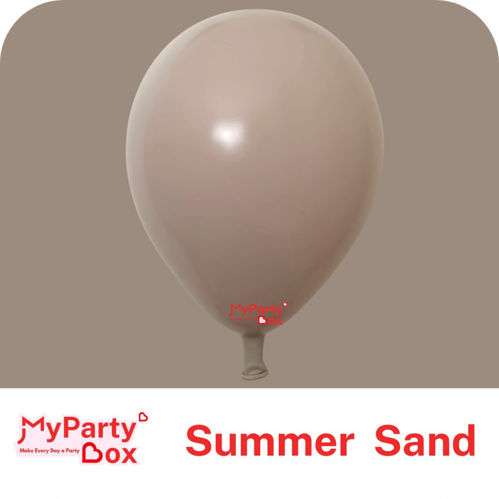 Summer Sand Double Stuffed Latex Balloon