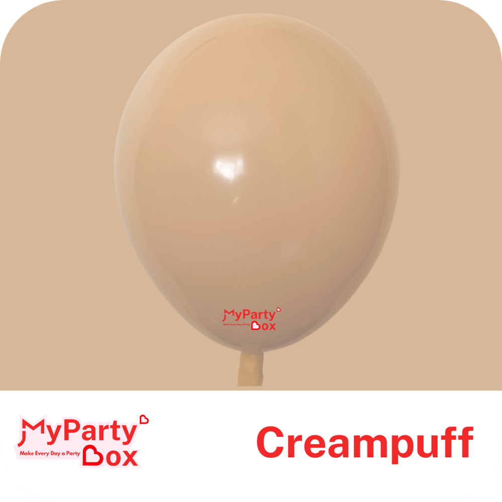 Creampuff Double Stuffed Latex Balloon