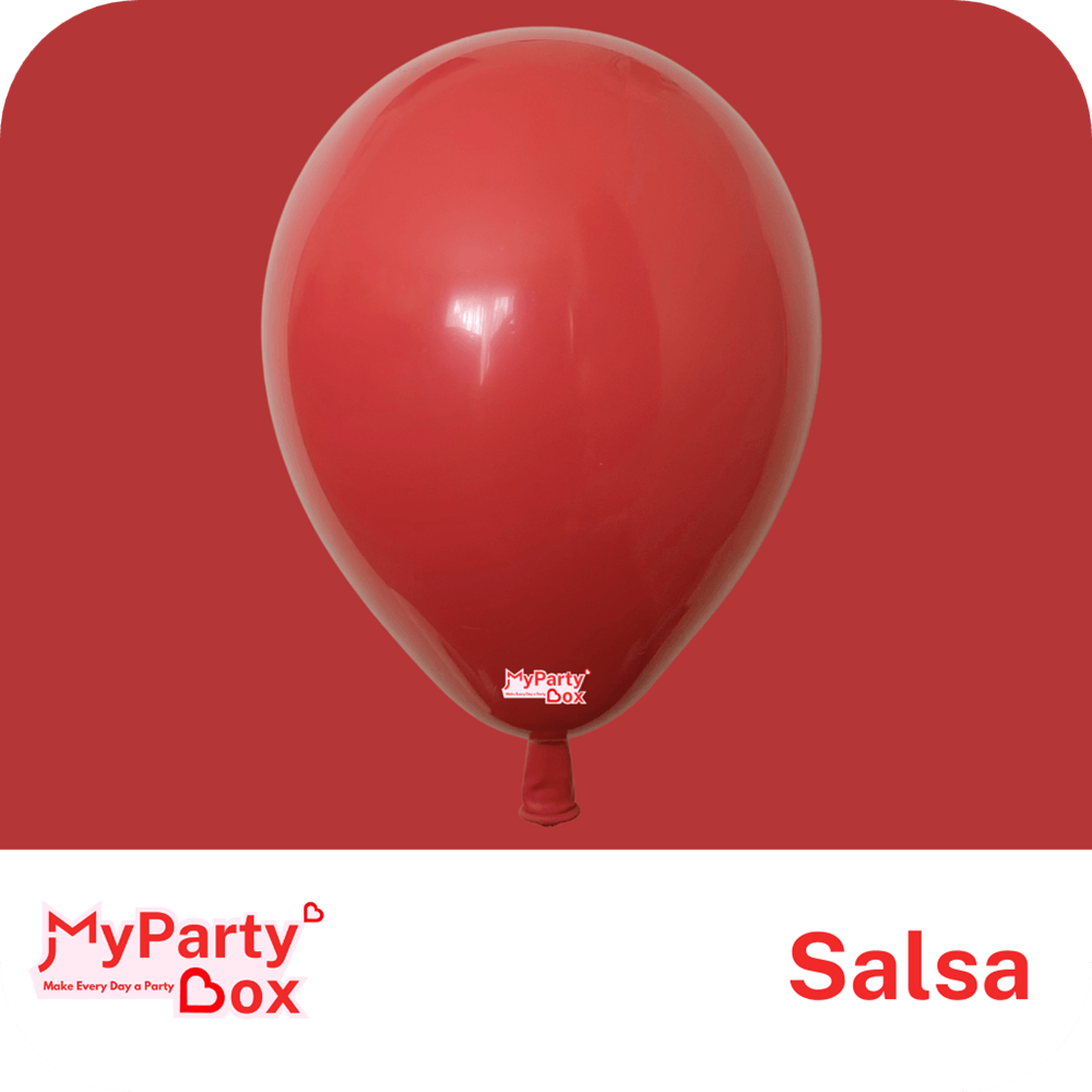 Salsa Double Stuffed Latex Balloon