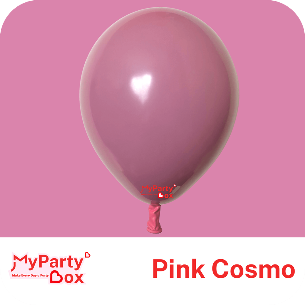 Pink Cosmo Double Stuffed Latex Balloon