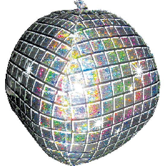 Amscan Holographic Disco Ball Foil Balloon
