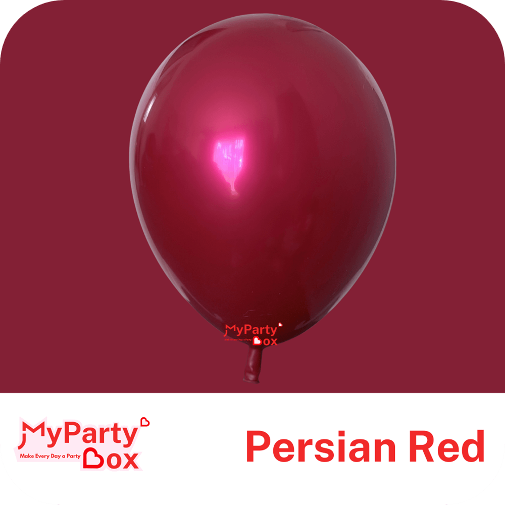 Persian Red Double Stuffed Latex Balloon