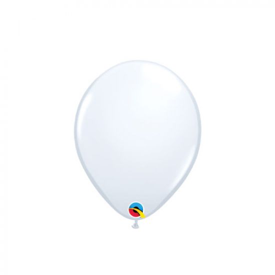 Qualatex 5" 12cm  Standard White Mini Latex Balloon