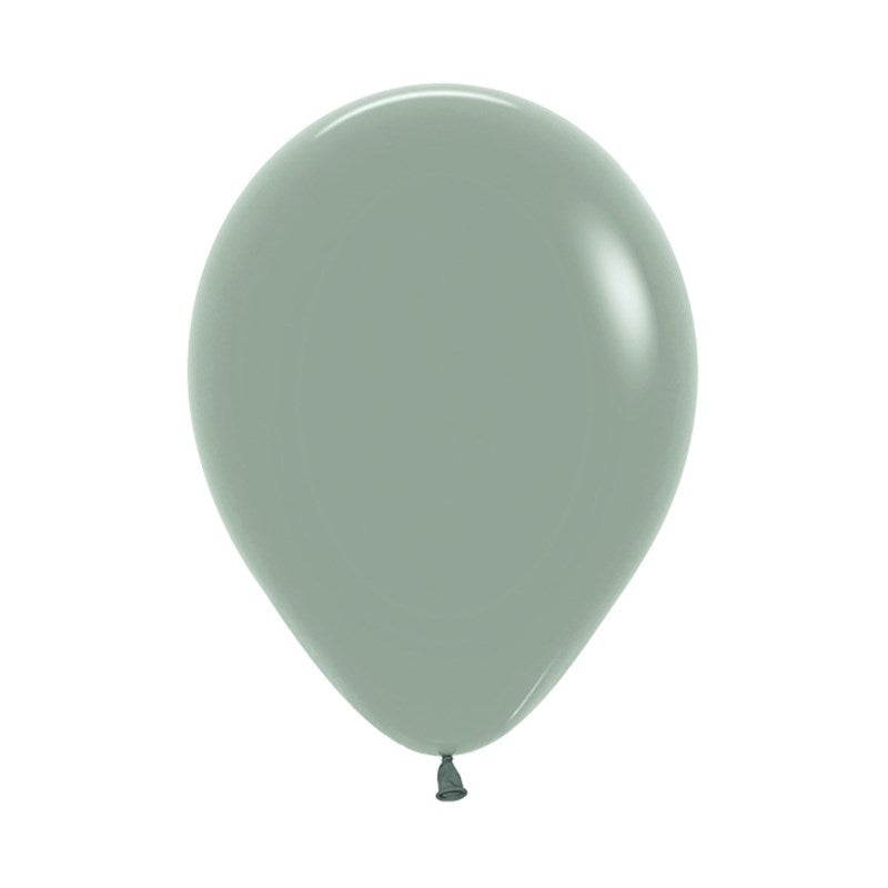 5" (12cm) Pastel Dusk Laurel Green Mini Latex Balloon