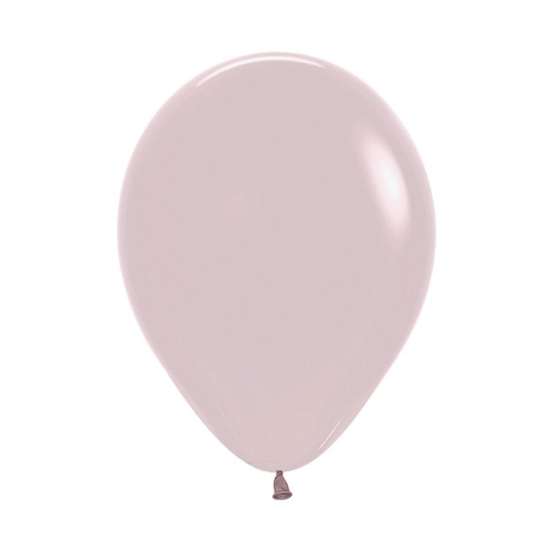 5" (12cm) Pastel Dusk Rose Mini Latex Balloon