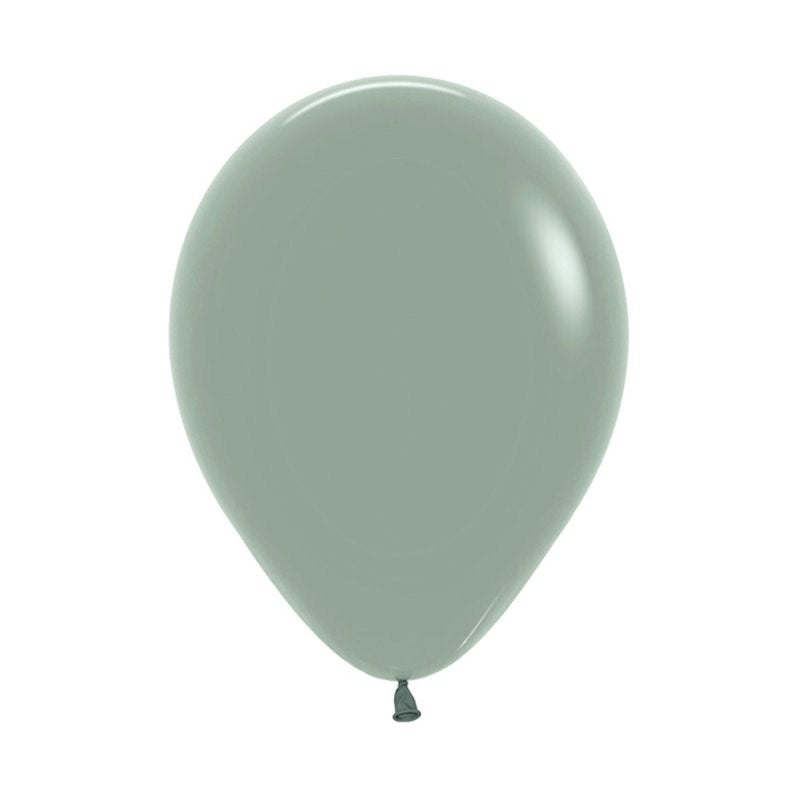 12" (30cm) Pastel Dusk Laurel Green Regular Latex Balloon