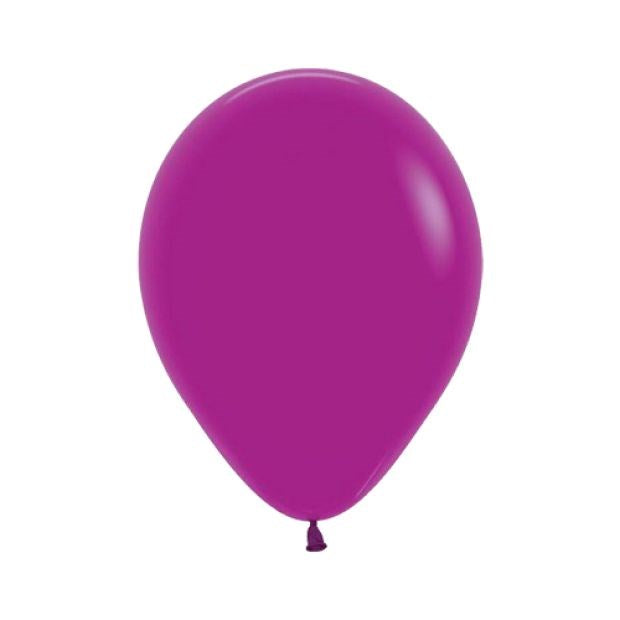 12"(30cm) Fashion Purple Orchid Regular Latex Balloon