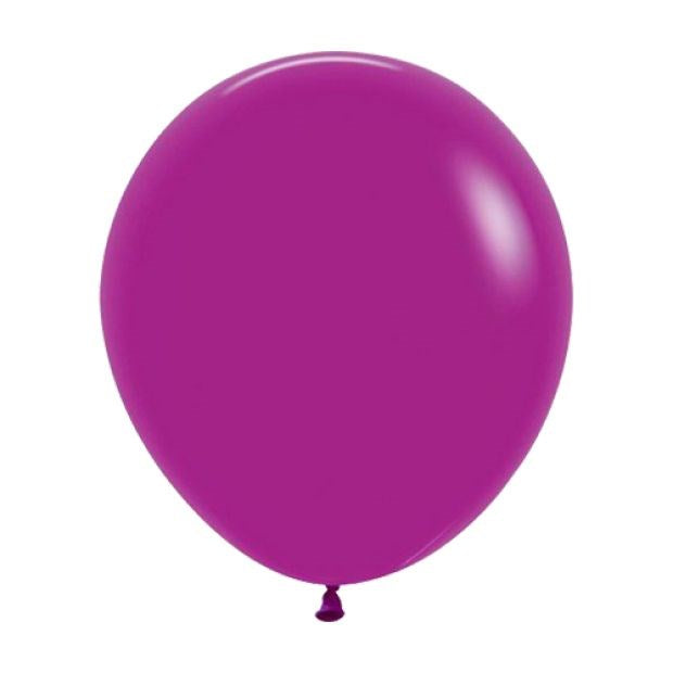 18"(45cm) Fashion Purple Orchid Large Latex Balloon