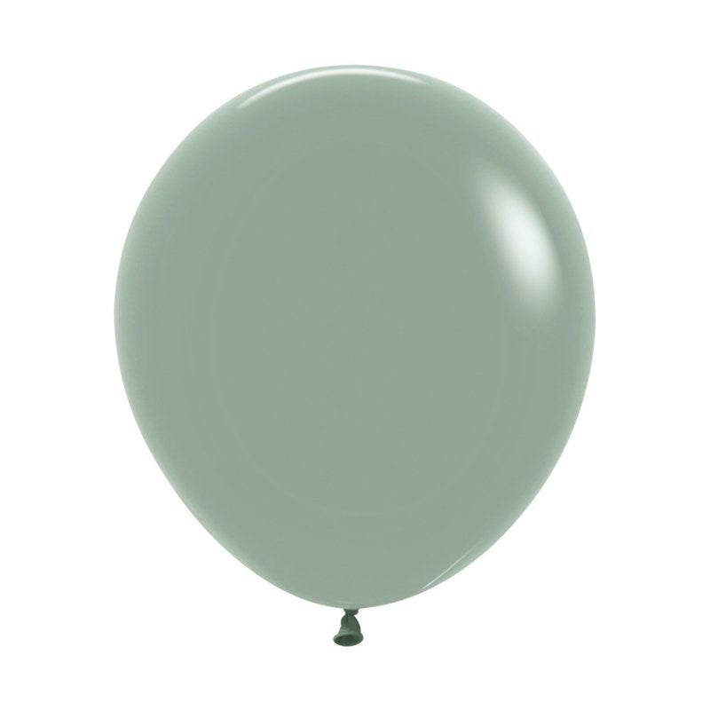 18" (45cm) Pastel Dusk Laurel Green Large Latex Balloon