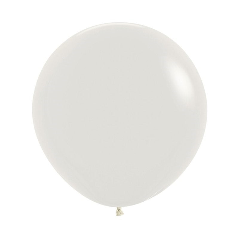 24" (60cm) Pastel Dusk Cream Jumbo Latex Balloon