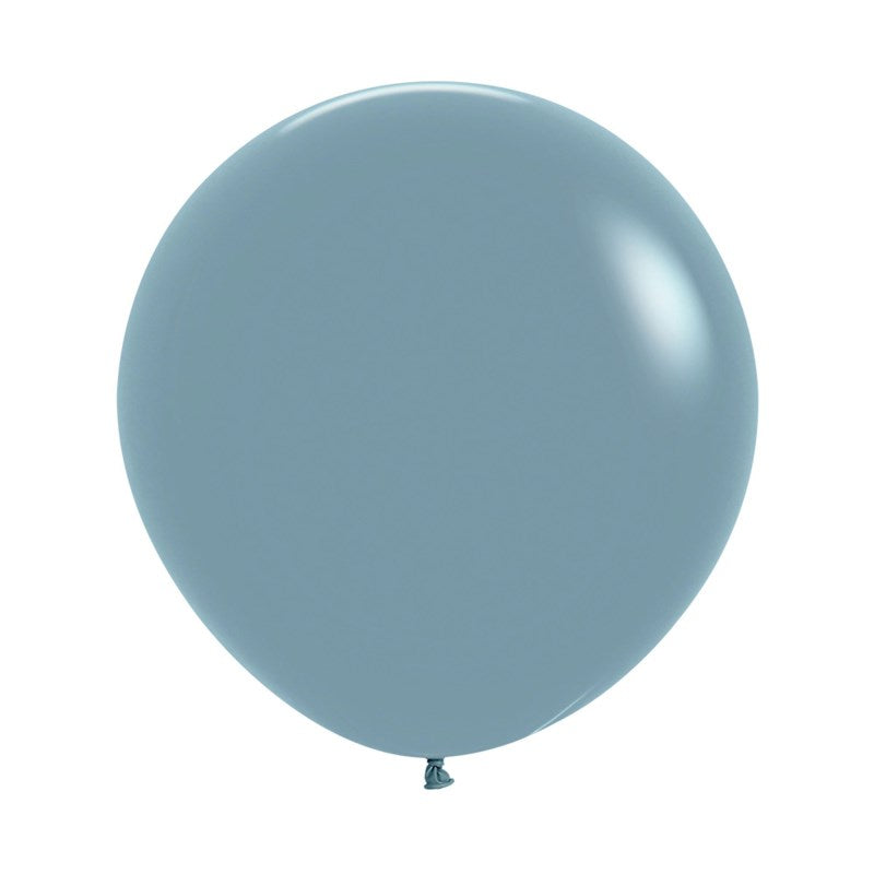 24" (60cm) Pastel Dusk Blue Jumbo Latex Balloon