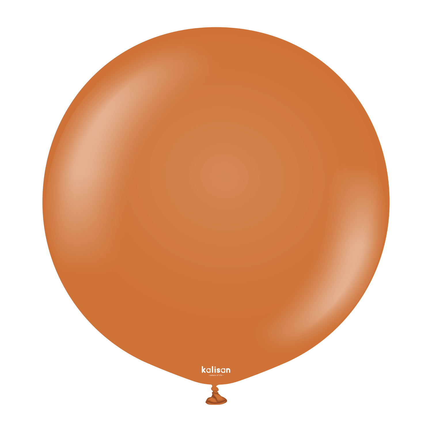Kalisan 36" (90cm) Caramel Brown Super Jumbo Latex Balloon