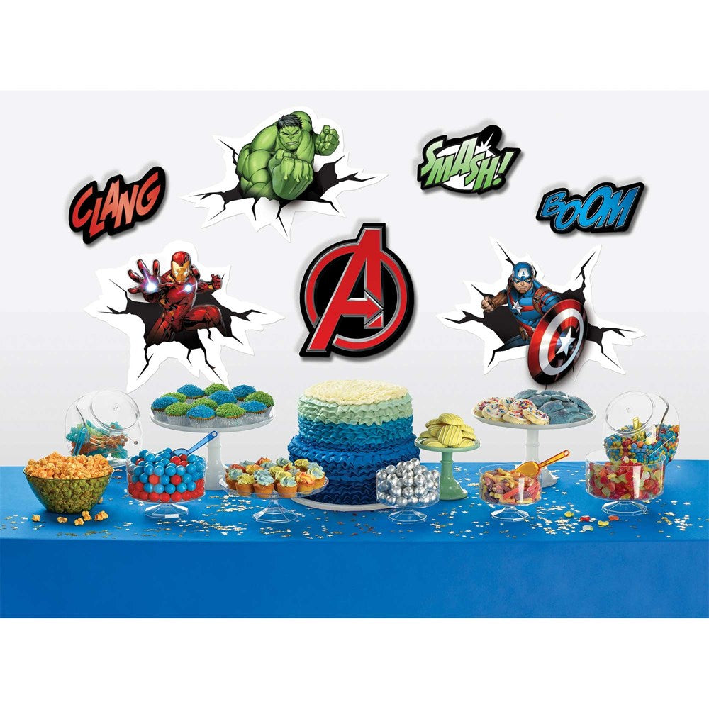 Anagram Avengers Powers Unite Wall Decorating Kit with 7 Designs