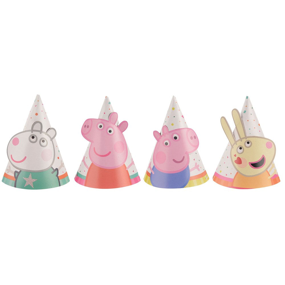 Amscan Peppa Pig Confetti Party Mini Cone Hats