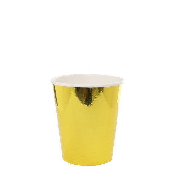 Five Star Classic Metallic Gold Paper Cup Pack of 10