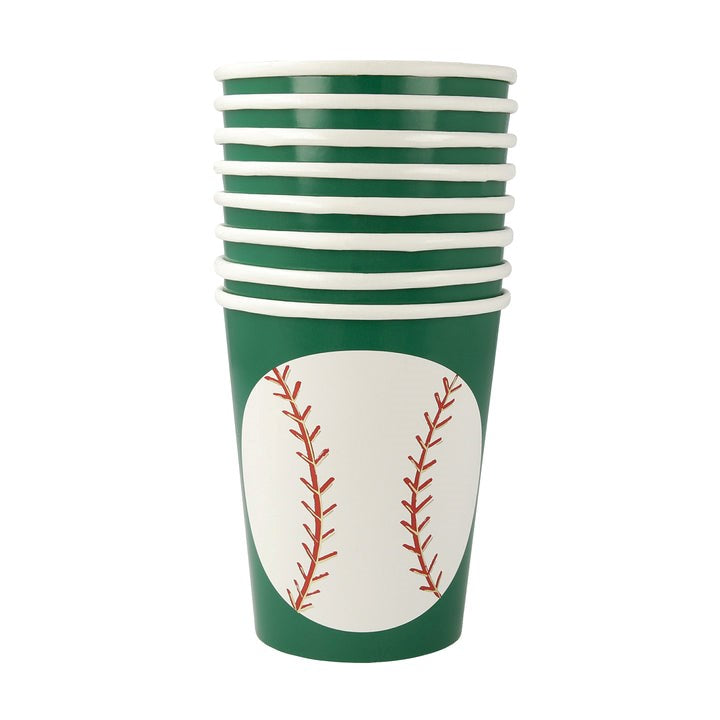 Cups Baseball Baseball Cups l Sport Party Supplies l My Party Box – Mypartybox.co.nz