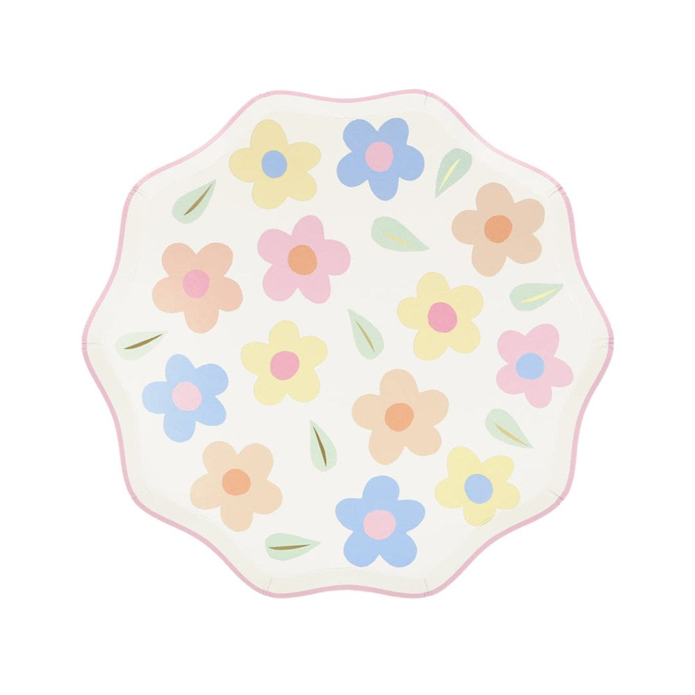 Happy Flowers Side Plate (PK8)