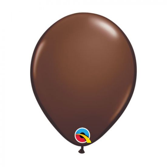 Qualatex Chocolate Brown Regular Latex Balloon