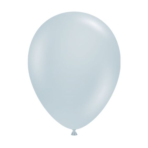 Tuftex Fog light Grey Regular Latex Balloon