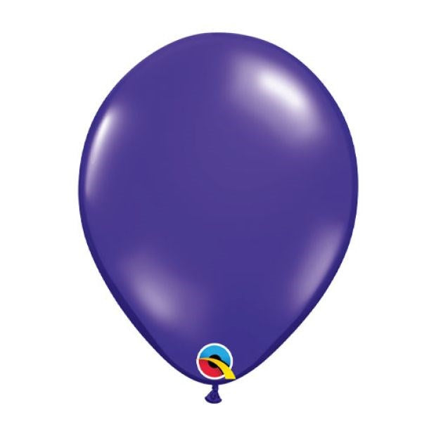 Qualatex Jewel Quartz Purple Regular Latex Balloon