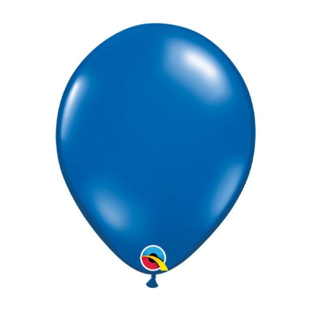 Qualatex Jewel Sapphire Blue Regular Latex Balloon
