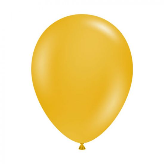 Tuftex Mustard Regular Latex Balloon
