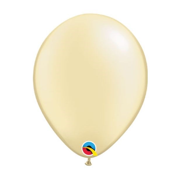 Qualatex Pearl Ivory Regular Latex Balloon