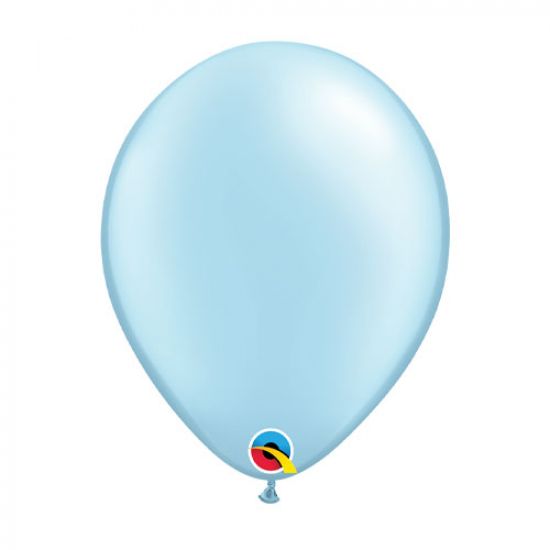 Qualatex Pearl Light Blue Regular Latex Balloon
