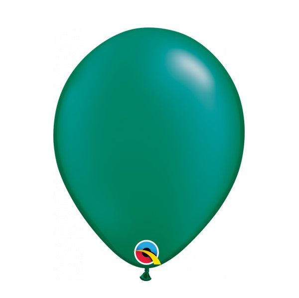 Qualatex Pearl Emerald Green Regular Latex Balloon