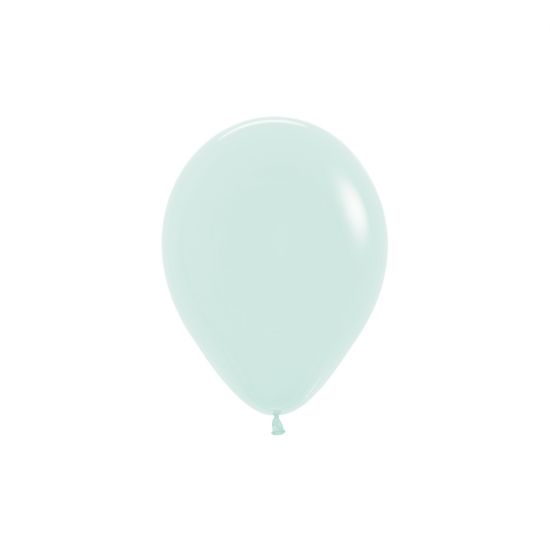 Sempertex 5" 12cm Pastel Matte Green Mini Latex Balloon