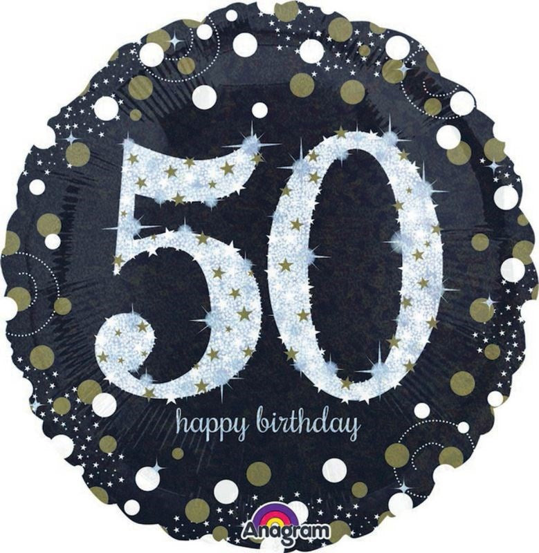 Sparkling Celebration 50th Foil Balloon
