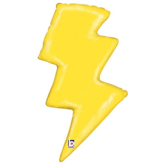 Betallic Superhero Lightning Bolt Foil Balloon