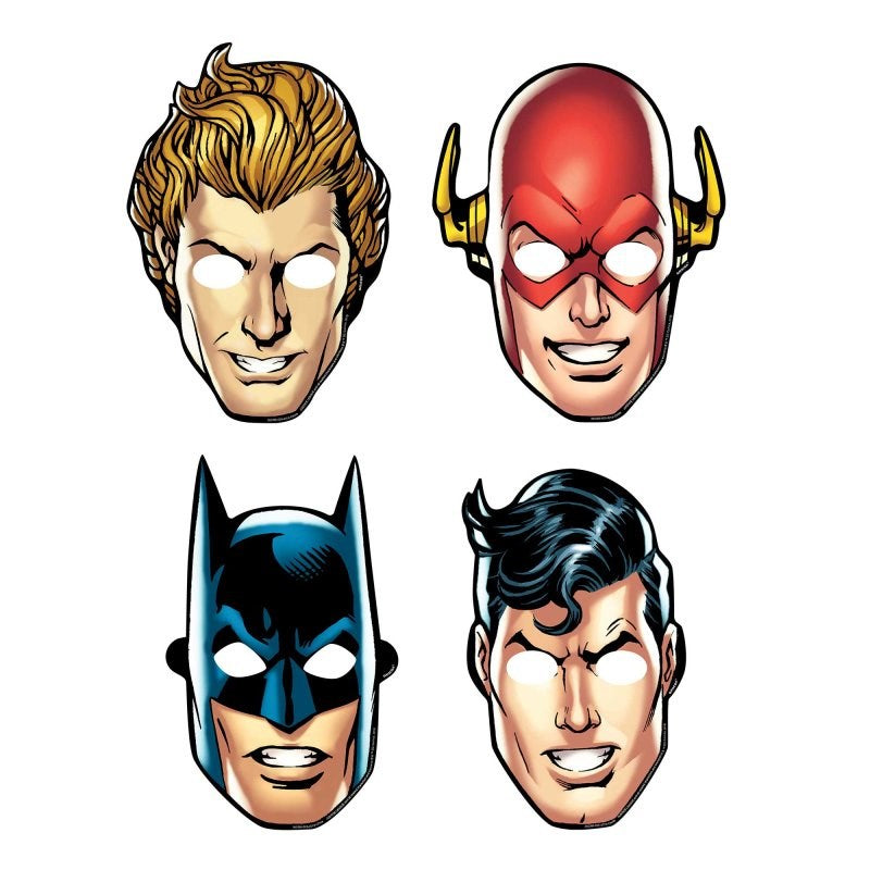 Justice League Unite Paper Masks (PK8)