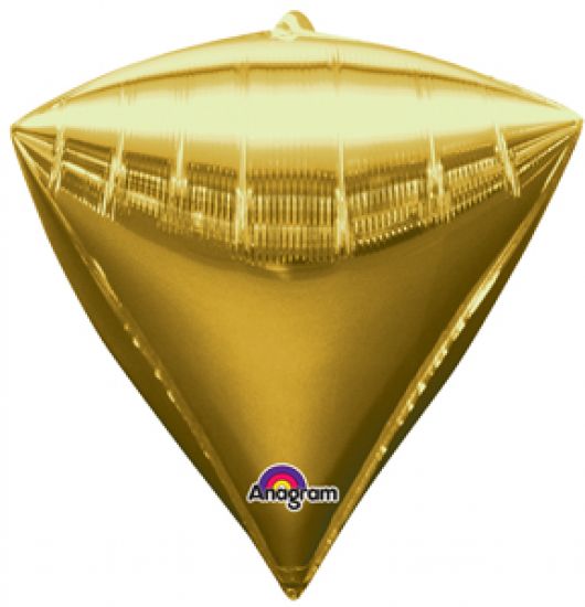 Anagram 17" Gold Diamondz Foil Balloon