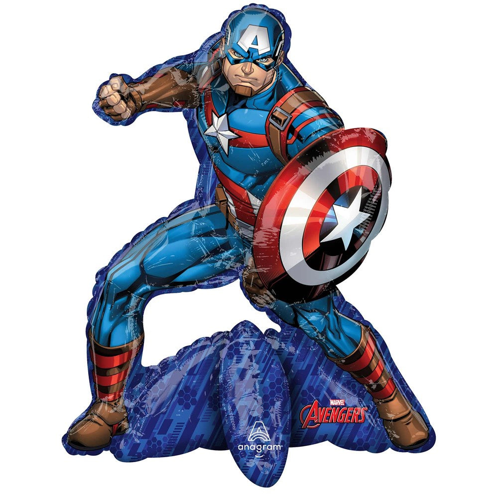 Anagram Avengers Captain America Multi Balloon Decoration