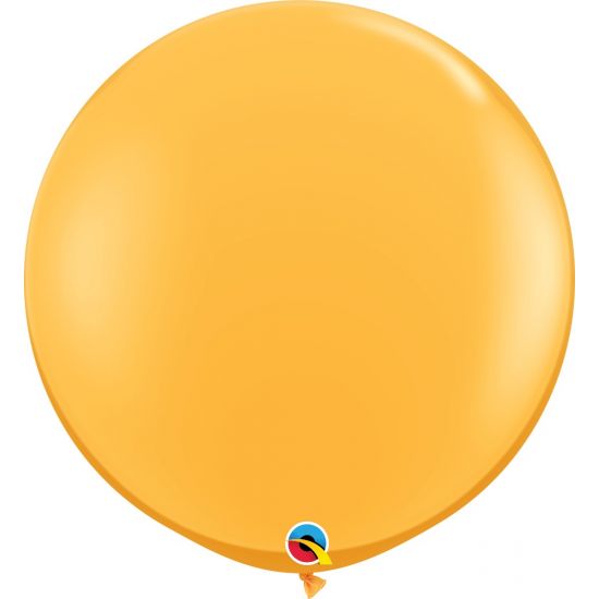 Qualatex 3ft (90cm) Fashion Goldenrod Super Jumbo Round Latex Balloon