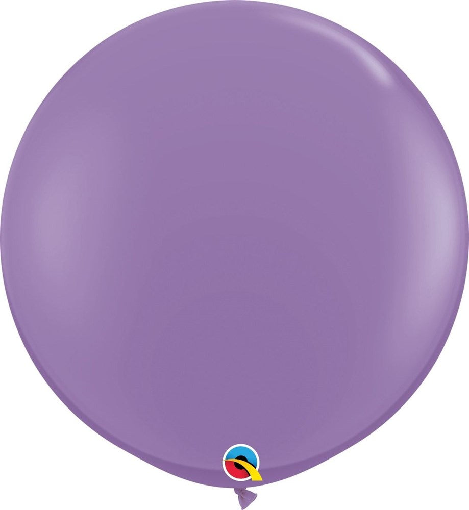 Qualatex 3ft (90cm) Fashion Spring Lilac Super Jumbo Round Latex Balloon