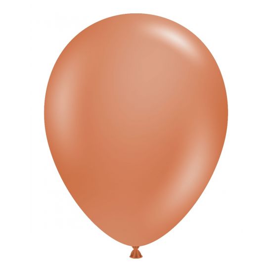 Tuftex Burnt Orange Large Latex Balloon