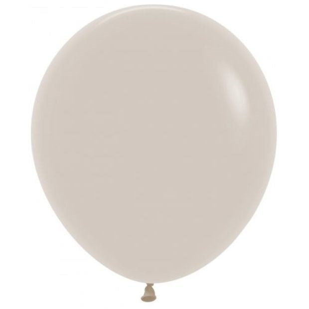 Sempertex  White sand Large Latex Balloon