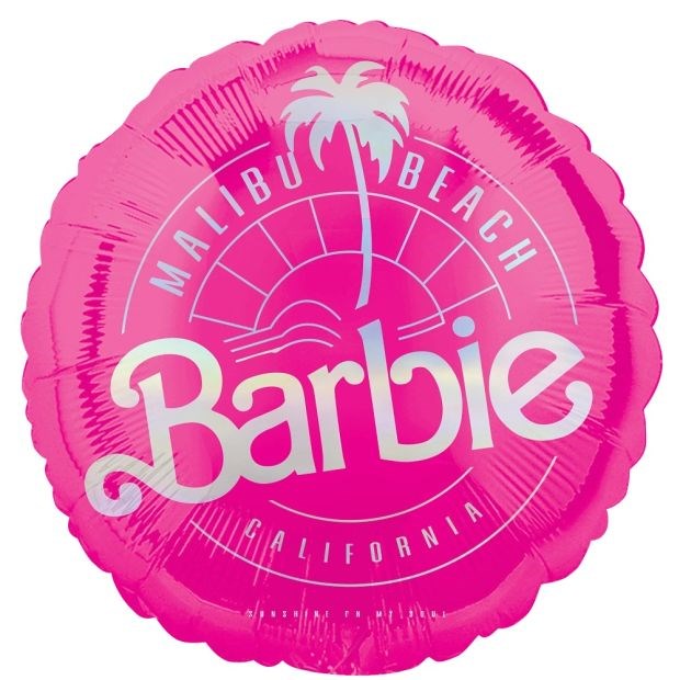 Barbie Round Foil Balloon