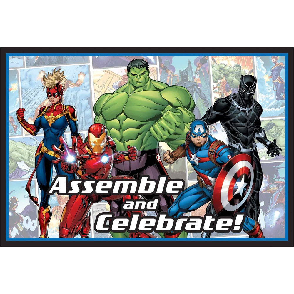 Anagram Avengers Powers Unite Postcard Invitations
