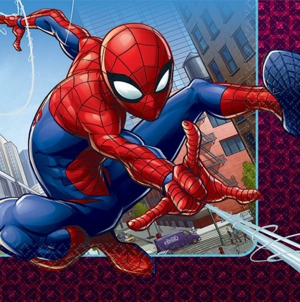 Amscan Spider-Man Webbed Wonder Lunch Napkins (PK16)