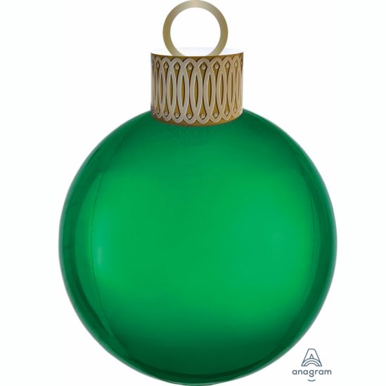 Anagram Green Christmas Ornament Orbz Balloon