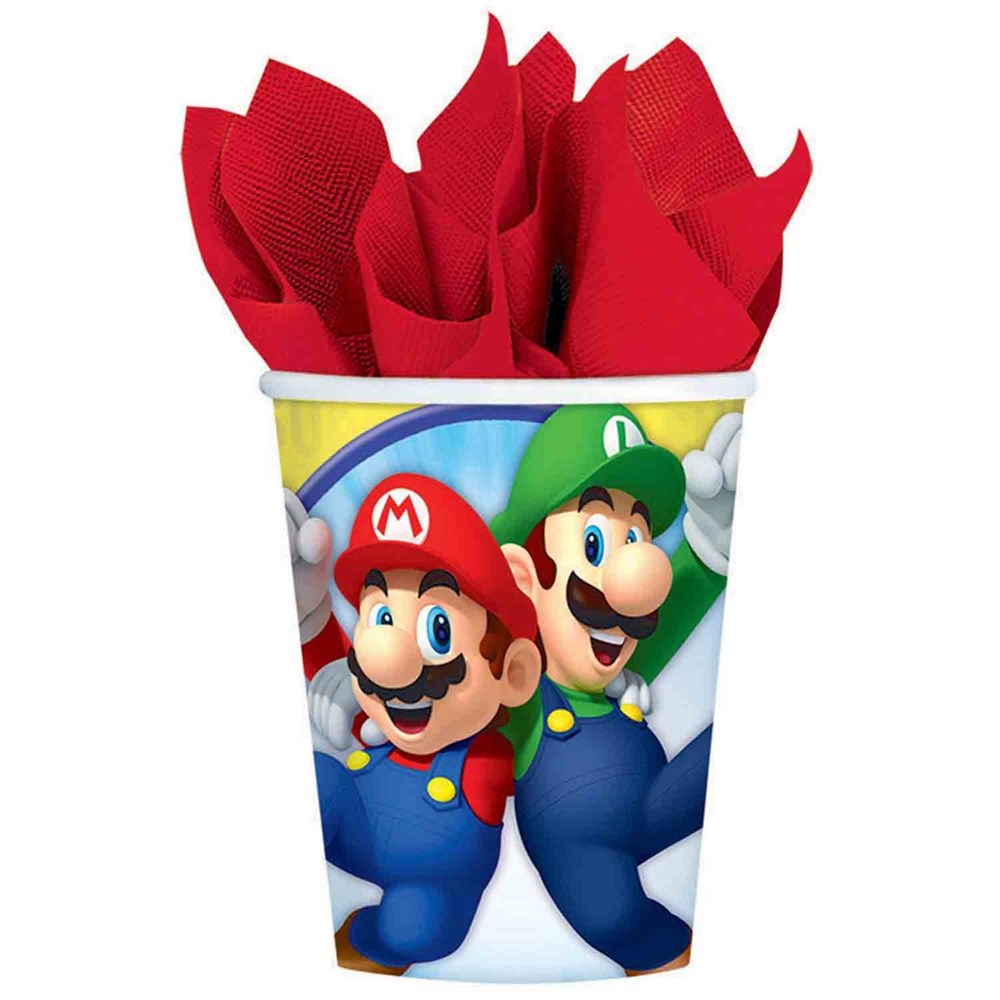 Amscan Super Mario Brothers Party Cups