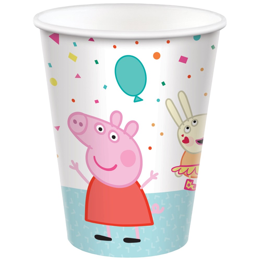 Amscan Peppa Pig Confetti Party Paper Cups (PK8)