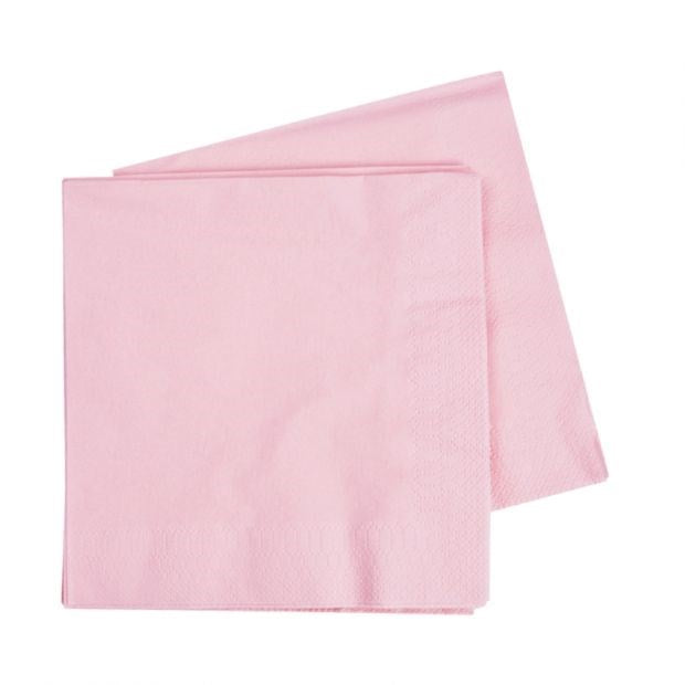 Classic Pastel Pink 2ply Lunch Napkin