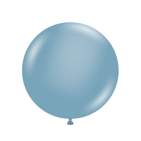 Tuftex 24" 60cm Fashion Blue Slate Jumbo Latex Balloon